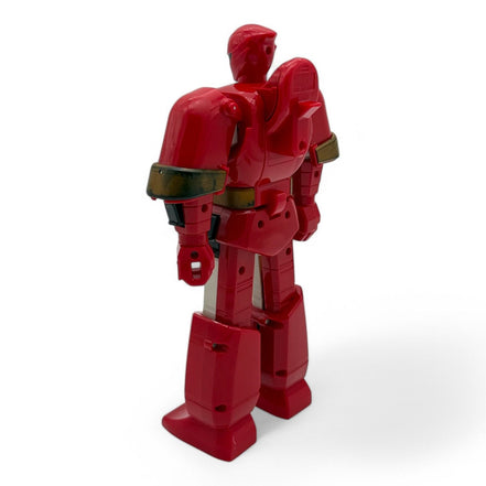 Back view of Bandai Power Rangers Red Ranger Ninja Storm Zord action figure