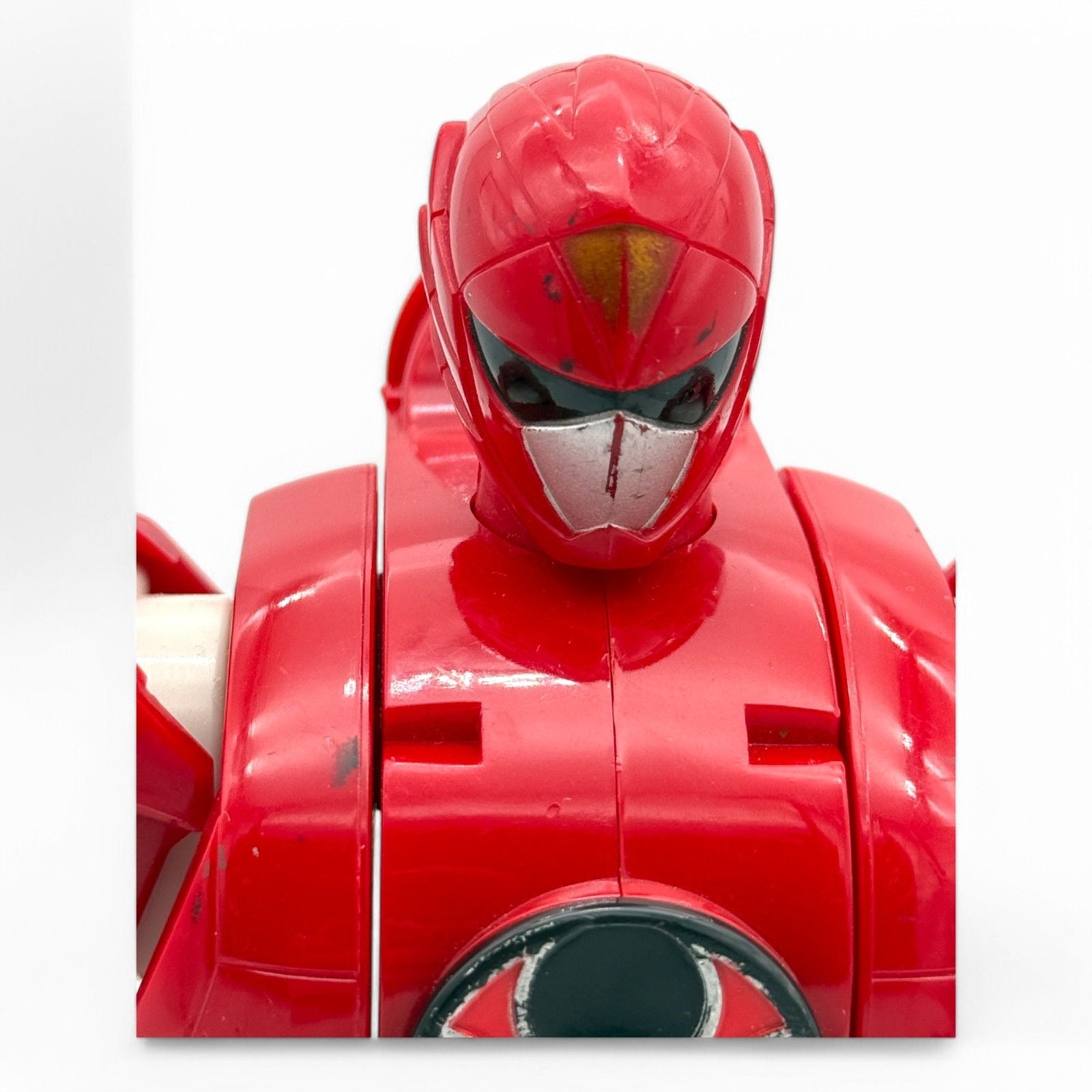 Front view of Bandai Power Rangers Red Ranger Ninja Storm Zord action figure