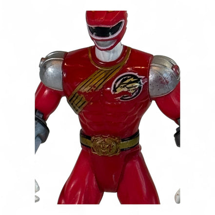 Power Rangers Wild Force Red Ranger action figure front view