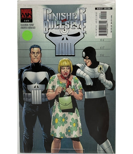 Cover of Punisher Vs Bullseye #2 Marvel Comic 2006 Direct Edition featuring characters