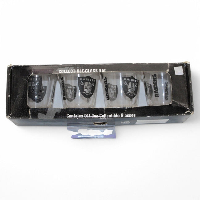 Raiders Collectible Shot Glass Set - 4 Pack 2oz – raiders shot glassBoelter BrandsSports - Collectible2oz glassbarwareboelter brands1