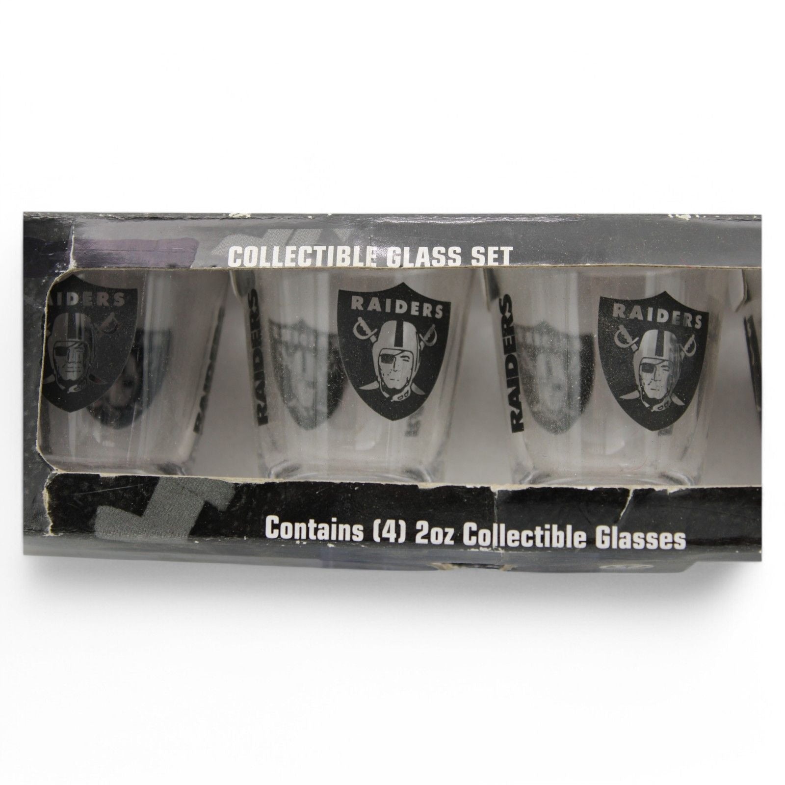 Raiders Collectible Shot Glass Set - 4 Pack 2oz – raiders shot glassBoelter BrandsSports - Collectible2oz glassbarwareboelter brands3