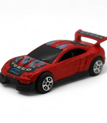 Rare vintage Yat Ming No. 838 red diecast tuner car with detailed graphics