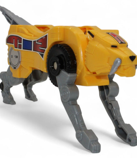Side view of Sabretooth Tiger Zord from Mighty Morphin Power Rangers
