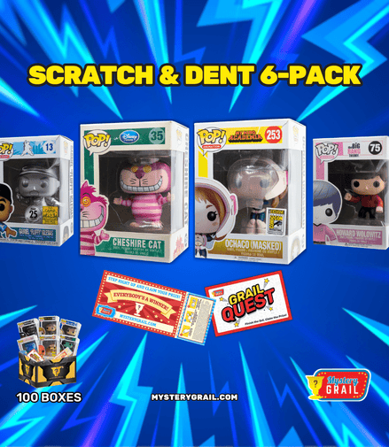 Scratch & Dent 6 - Pack Mystery Grail Box - Unique Collectibles - Flip Side CollectiblesMystery BoxMystery Grail