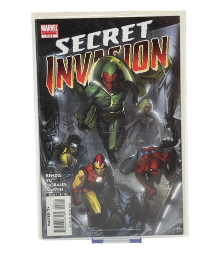 Secret Invasion 2 Marvel 2008 - Spider - Man, Iron Man, Vision - Flip Side CollectiblesComicMarvel