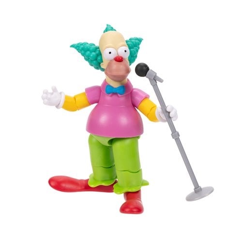 Homer Simpson action figure with donut and box