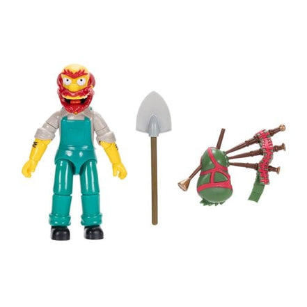 Krusty the Clown action figure with microphone