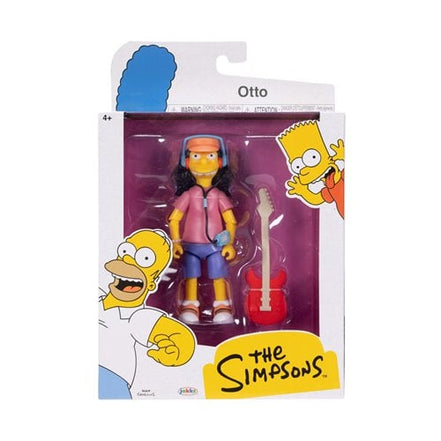 Homer Simpson action figure with donut and box