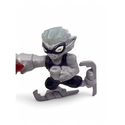 Gray Skylanders Happy Meal toy figure with ice skates