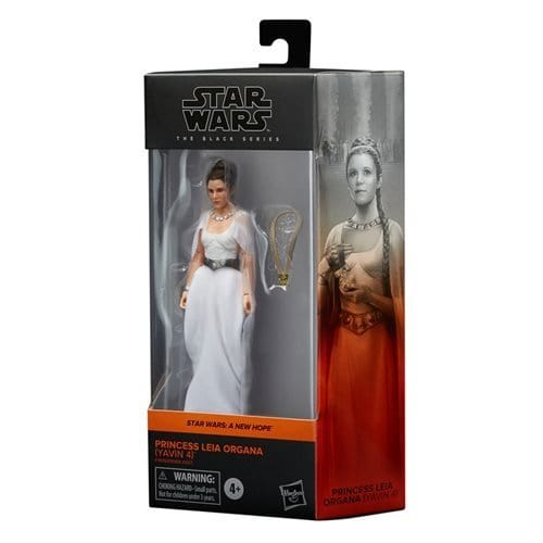 Star Wars: A New Hope - The Black Series 6 - Inch Action Figure - Select Figure(s) - Flip Side CollectiblesAction & Toy FiguresToyShnipPrincess Leia Organa (Yavin Ceremony)