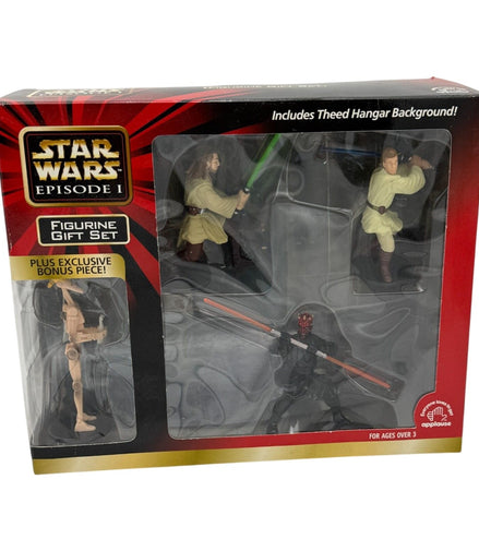Star Wars Episode I Collectible Figurine Set 1999 Applause – qui - gon jinn - Flip Side CollectiblesStar Wars Action FigureStar Wars