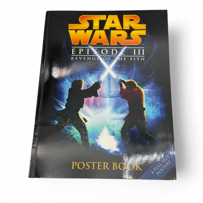 Star Wars Episode III Poster Book with 4 Full - Size Posters 2005 - Flip Side CollectiblesVintage BookKellogg's