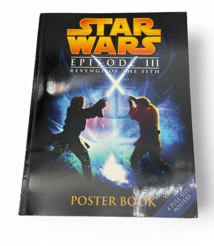 Star Wars Episode III Poster Book with 4 Full - Size Posters 2005 - Flip Side CollectiblesVintage BookKellogg's