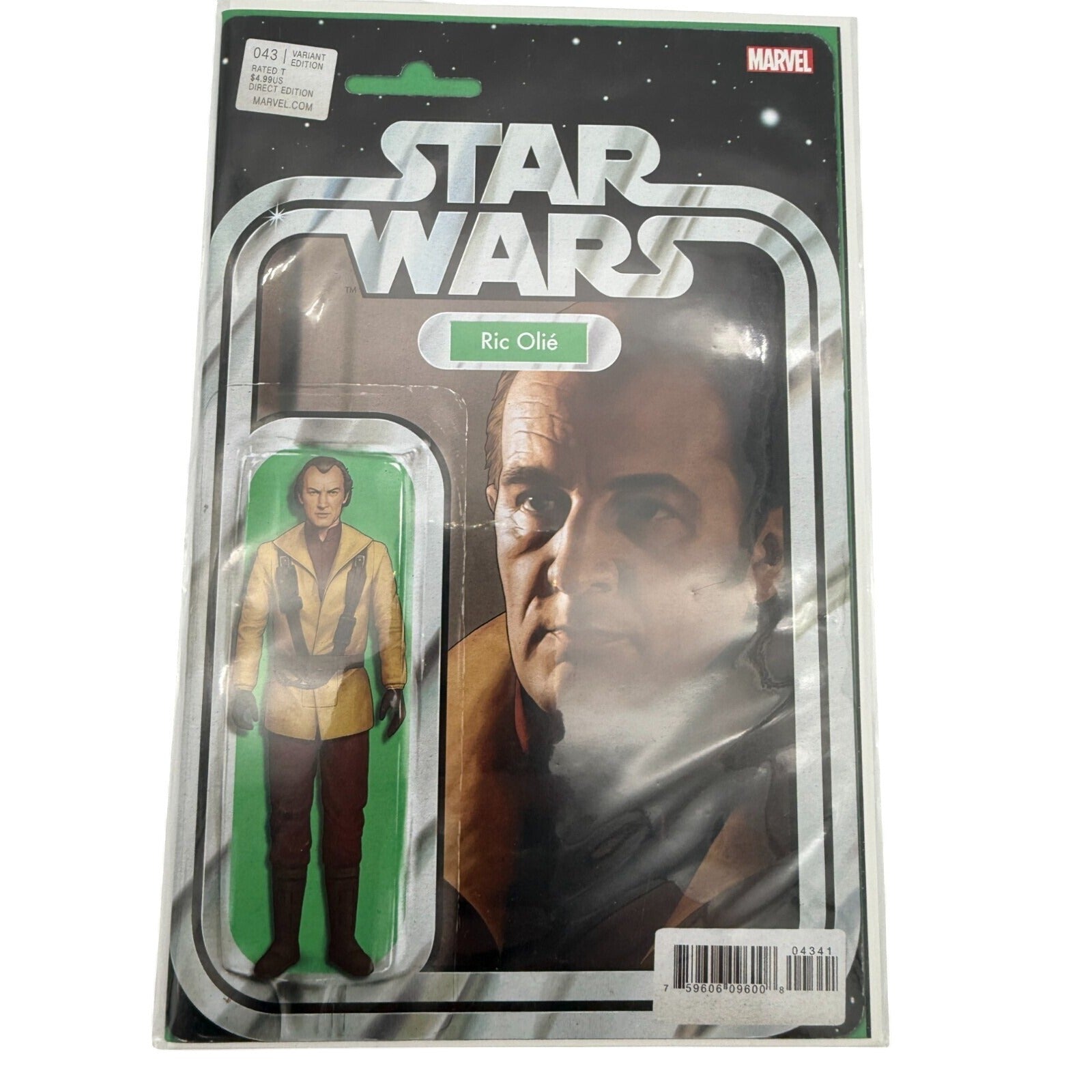 Star Wars Marvel Ric Olié Comic 043 Action Figure Cover – comic book - Flip Side CollectiblesComicMarvel