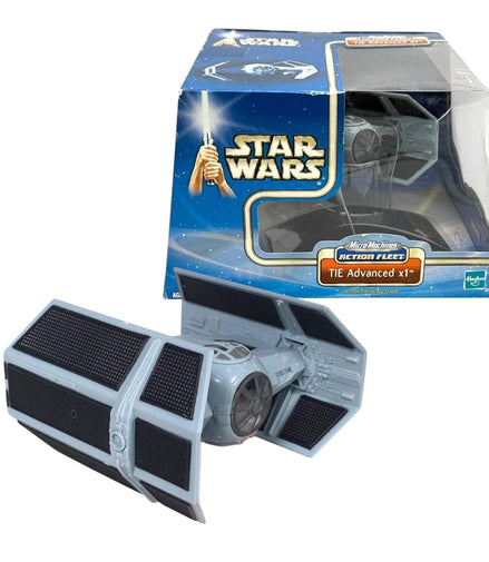 Star Wars Micro Machines Action Fleet TIE Advanced X1 Hasbro New In BoxA&M CollectiblesDiecast Vehicleaction fleetcollectibledarth vader1