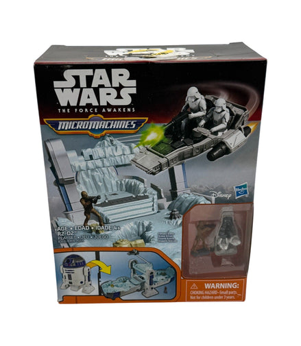 Star Wars Micro Machines R2 - D2 Playset with Snow Speeder & Figures - Flip Side CollectiblesStar Wars Action FigureDisney, Hasbro