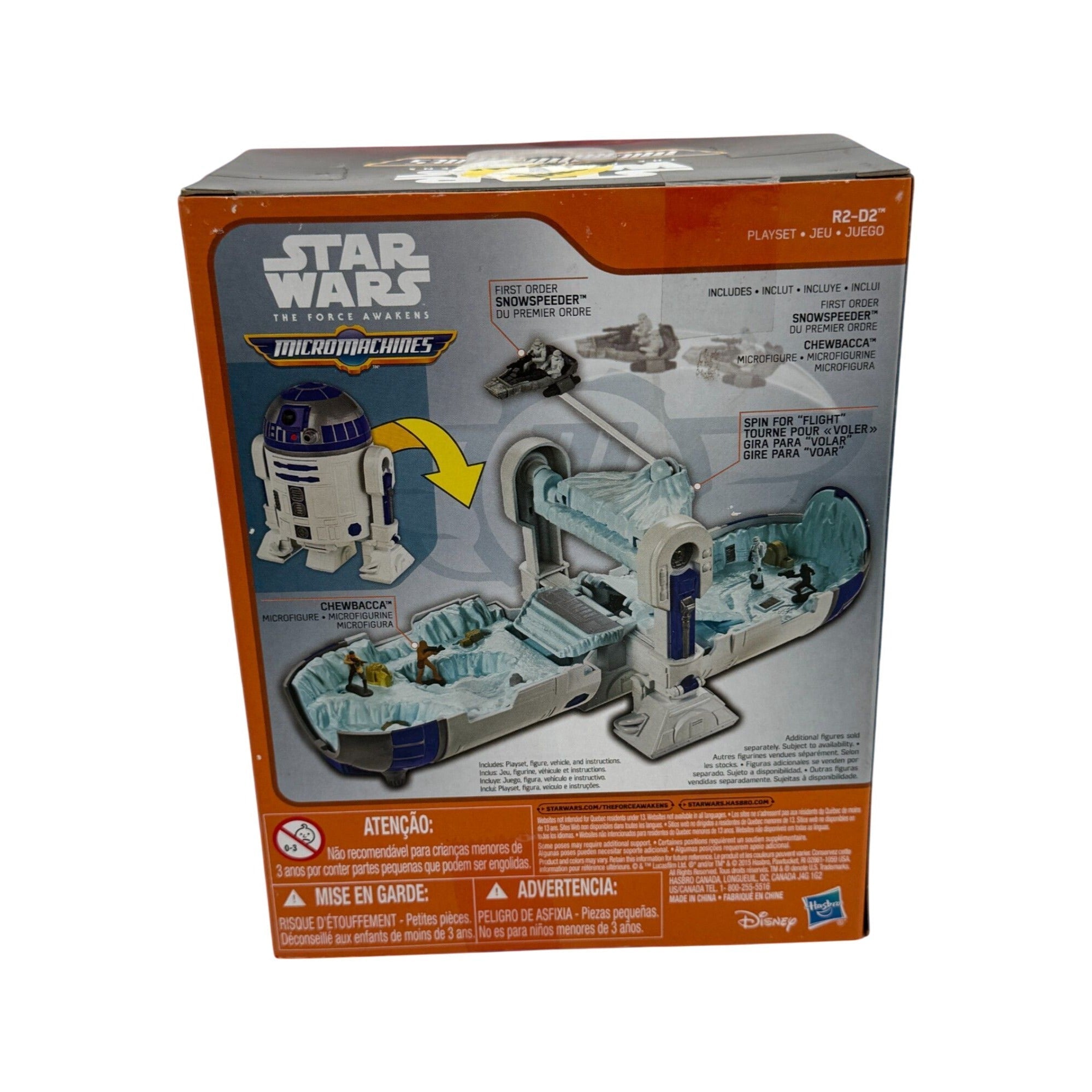 Star Wars Micro Machines R2 - D2 Playset with Snow Speeder & Figures - Flip Side CollectiblesStar Wars Action FigureDisney, Hasbro