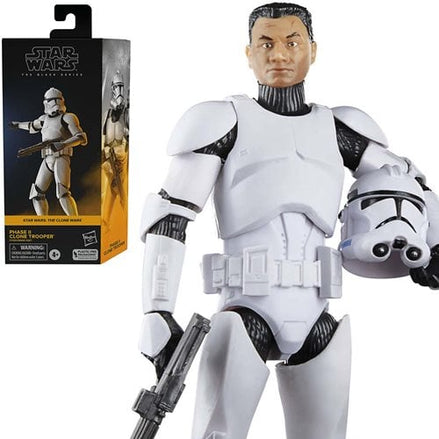Star Wars: The Clone Wars - The Black Series 6 - Inch Action Figure - Select Figure(s)ToyShnipAction & Toy FiguresPhase II Clone TrooperShopify CollectiveToyShnip1