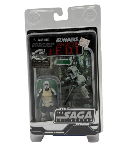 Star Wars Biker Scout action figure in original packaging from 2006