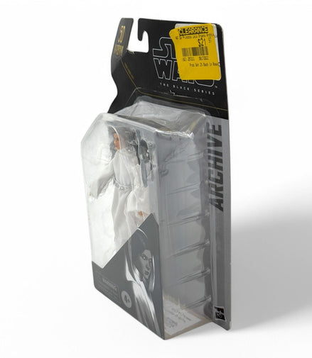 Side view of Star Wars Black Series Princess Leia Organa action figure box