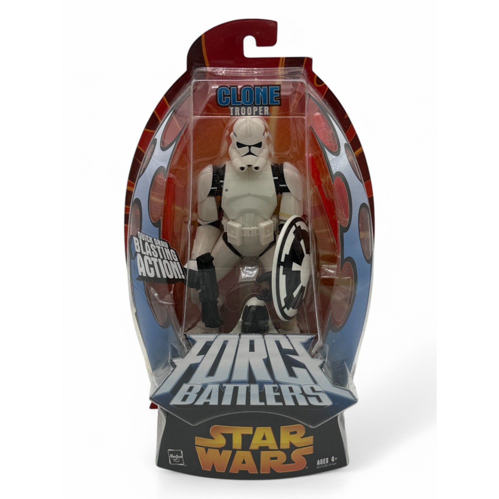 Star Wars Clone Trooper action figure in sealed box with blasting action feature