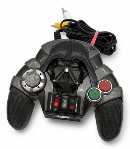 Darth Vader themed plug and play TV game controller with AV cables