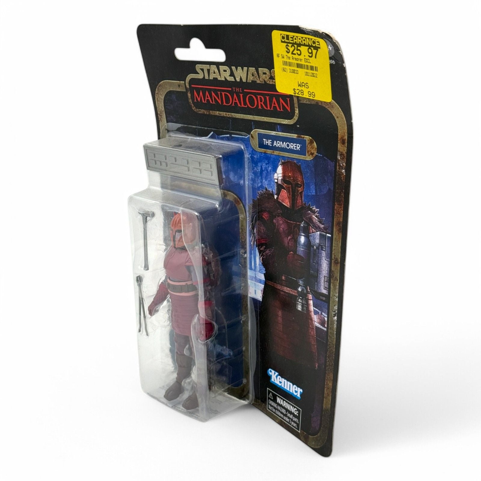 Side view of Star Wars Mandalorian Armorer action figure