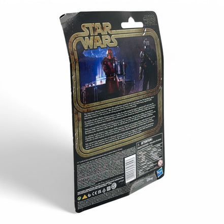 Back view of Star Wars Mandalorian Armorer packaging