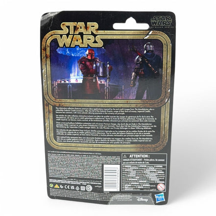Detailed view of Star Wars Mandalorian Armorer packaging