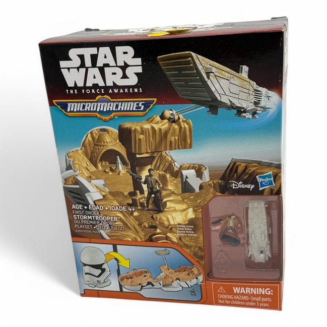 Star Wars Micro Machines First Order Stormtrooper Playset box front view