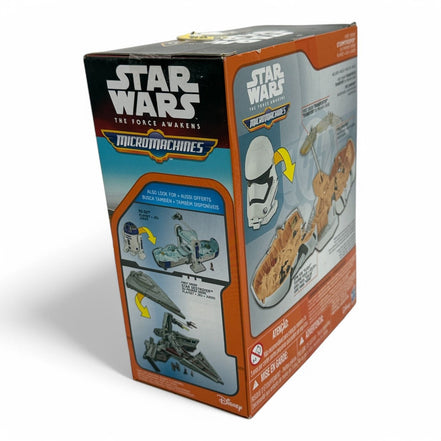 Star Wars Micro Machines First Order Stormtrooper Playset box back view
