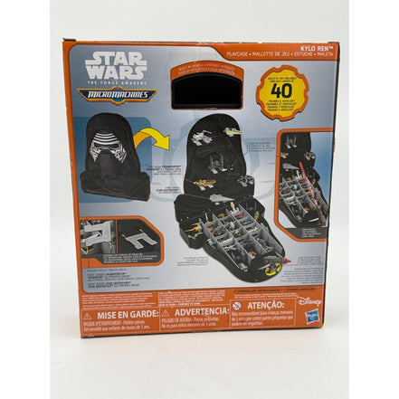 Star Wars Micro Machines Kylo Ren Playcase 2015 Gold Series packaging angle view