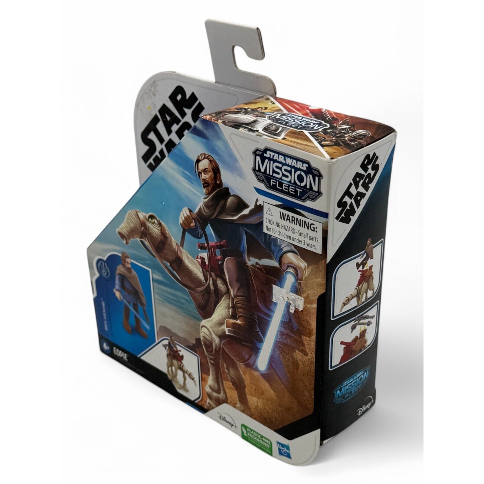 Side view of Star Wars Mission Fleet Obi-Wan Kenobi & Eopie set