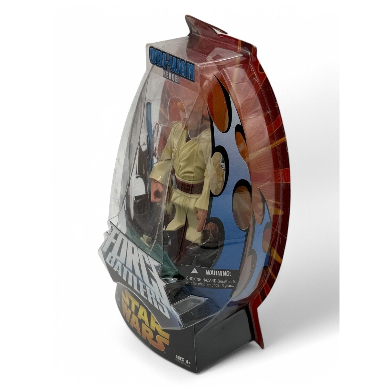 Side view of Star Wars Obi-Wan Kenobi Force Battlers action figure packaging