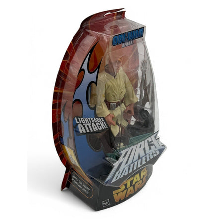 Star Wars Obi-Wan Kenobi Force Battlers action figure in packaging with lightsaber attack feature