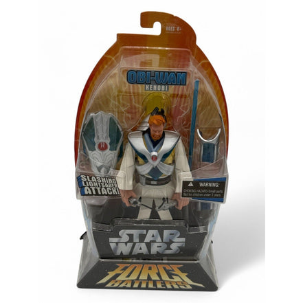 Star Wars Obi-Wan Kenobi action figure in packaging with lightsaber and armor