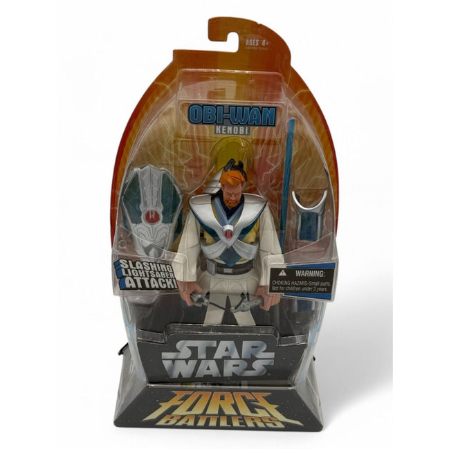 Star Wars Obi-Wan Kenobi action figure in packaging with lightsaber and armor