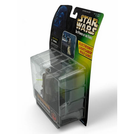 Side view of Star Wars Power of the Force Ben Kenobi action figure packaging