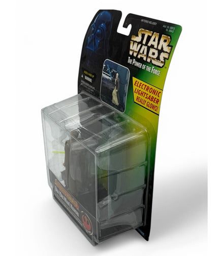 Side view of Star Wars Power of the Force Ben Kenobi action figure packaging