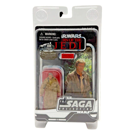 Star Wars Saga Collection Han Solo Figure with Trench Coat DisplayStar WarsStar Wars Action Figure2006 Collectible3.75 inch figureAction Figure1