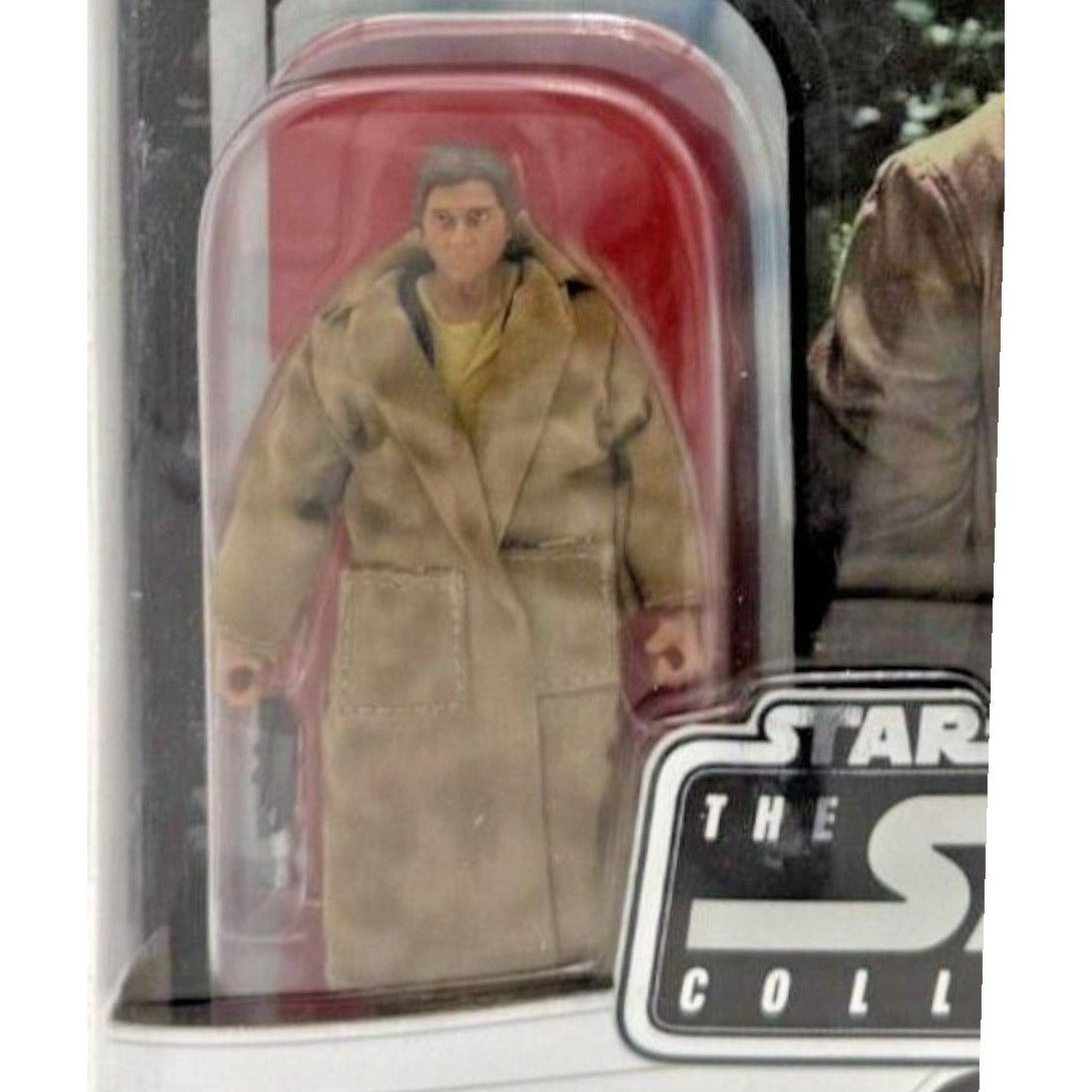 Star Wars Saga Collection Han Solo Figure with Trench Coat DisplayStar WarsStar Wars Action Figure2006 Collectible3.75 inch figureAction Figure3