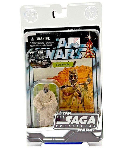 Star Wars Sand People action figure in display case