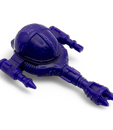 Starriors vintage purple cannon turret part, top view