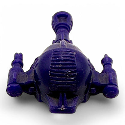 Starriors vintage purple cannon turret part, front view