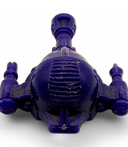 Starriors vintage purple cannon turret part, front view