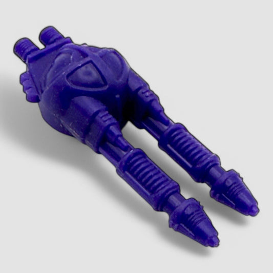 Vintage Starriors purple double barrel cannon toy part from 1984
