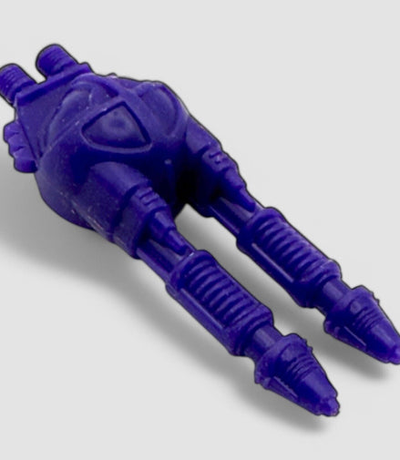 Vintage Starriors purple double barrel cannon toy part from 1984