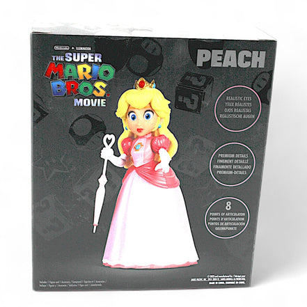 Super Mario Bros Princess Peach Action Figure - Movie Collectible - Flip Side CollectiblesVinyl FigureJakks Pacific