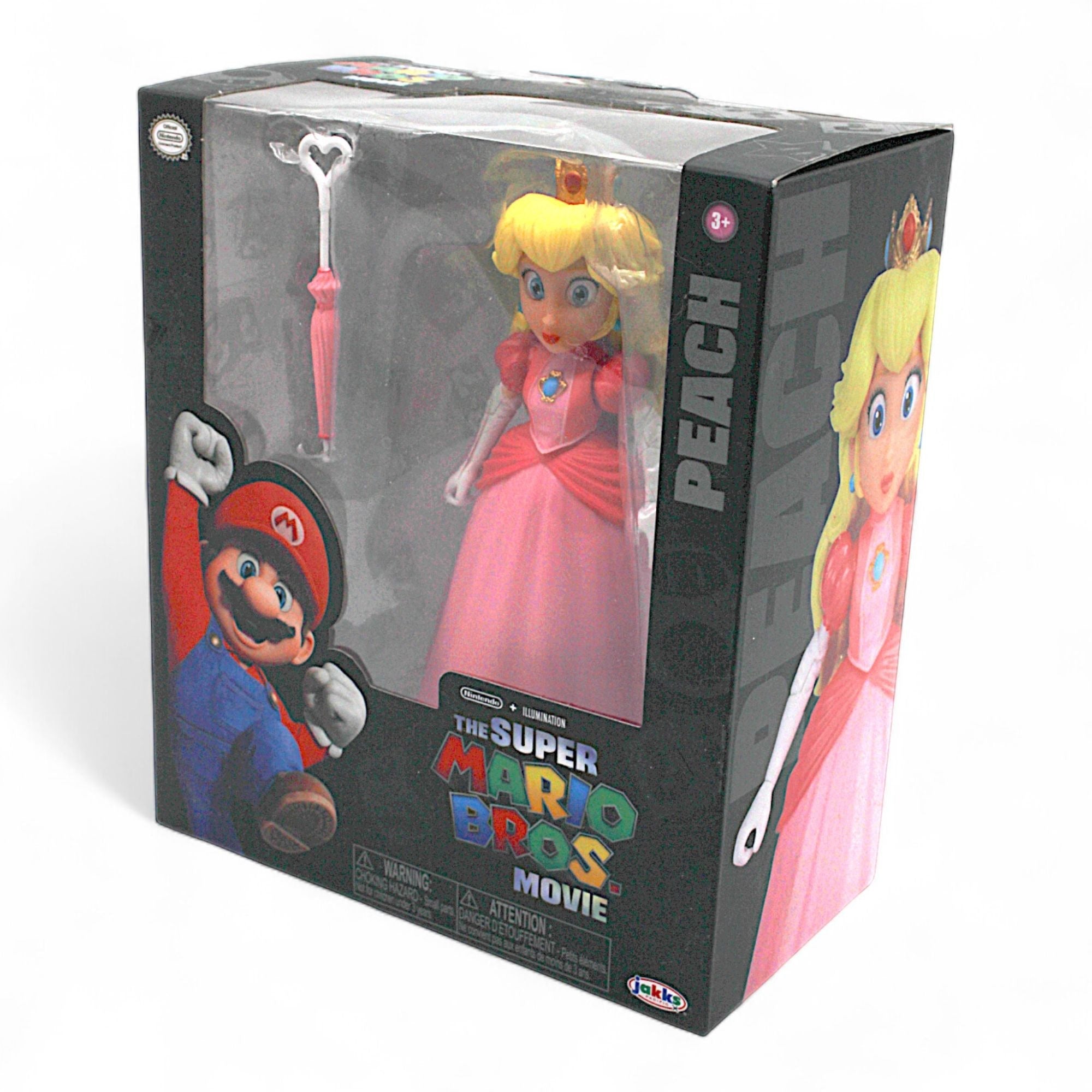Super Mario Bros Princess Peach Action Figure - Movie Collectible - Flip Side CollectiblesVinyl FigureJakks Pacific